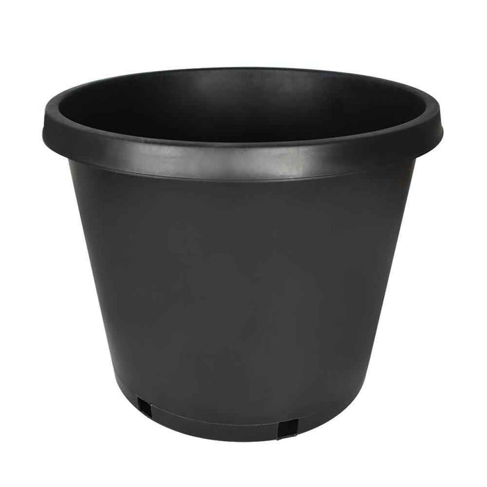 DURAFORCE 10 Pack 15 Gallon Injection Molding Premium Plastic Plant Pots Nursery Pots