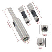 DURAFORCE Versatile 4 Pack Set Steel Contains R8 Shank to Morse Taper MT1 MT2 MT3 & MT4