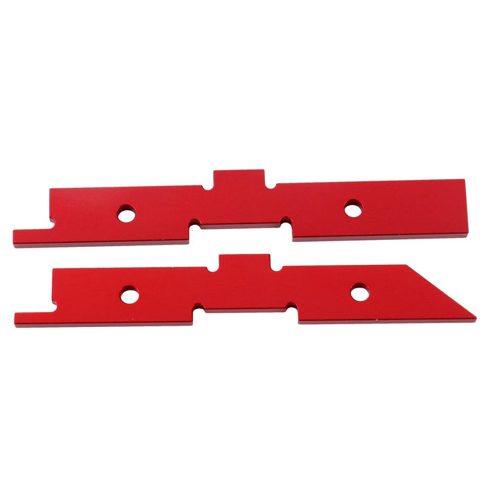 DURAFORCE 14 Pack Setup Blocks Precision Aluminum Height Gauge Router Table Setup Bars