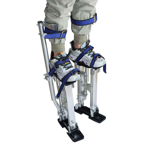 DURAFORCE Adjustable Drywall Stilts 18-30'' Painters Walking Finishing Tools Silver