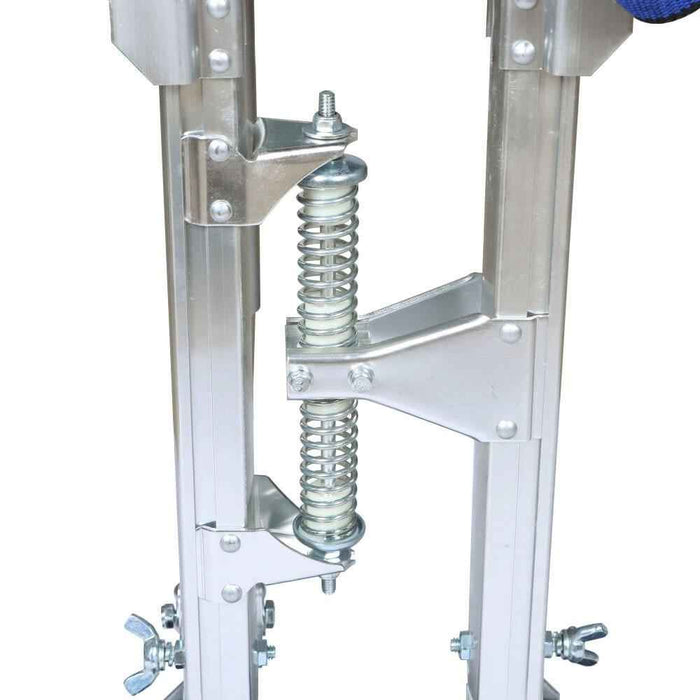 DURAFORCE Adjustable Drywall Stilts 18-30'' Painters Walking Finishing Tools Silver