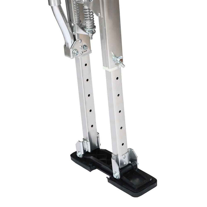 DURAFORCE Adjustable Drywall Stilts 18-30'' Painters Walking Finishing Tools Silver