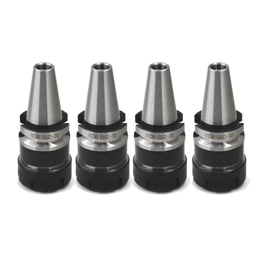 DURAFORCE High Precision BT30-ER32 Collet Chuck W. 70mm Gage Length 4 Chucks Tool Holder