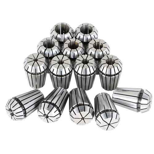 DURAFORCE 14Pcs ER20 1/16"-1/2" Spring Collet Set for CNC Milling Tool Engraving Machine