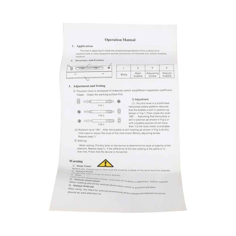 DURAFORCE MASTER PRECISION LEVEL 8 INCH FOR MACHINIST TOOL 0.0002''/10''