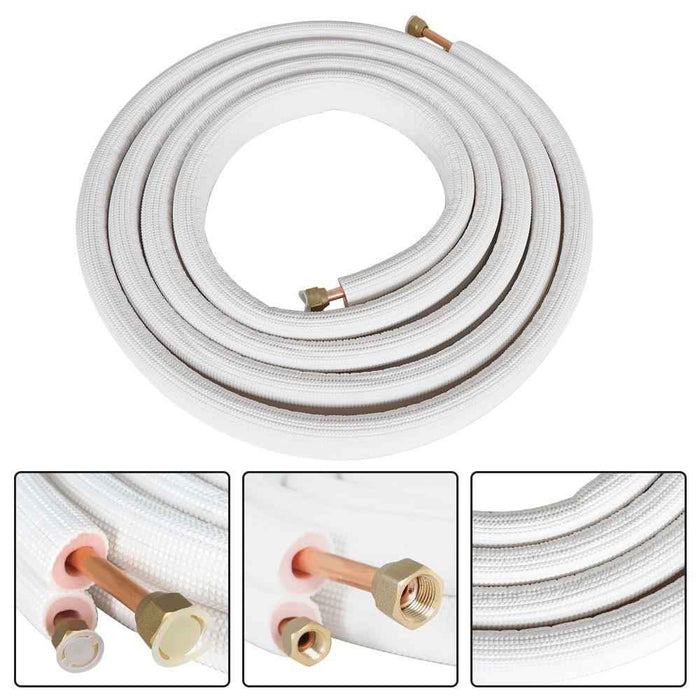 DURAFORCE 16 FT 1/4 Inch - 3/8 Inch Dia. Install Kit For Mini Split Heat Pump Systems