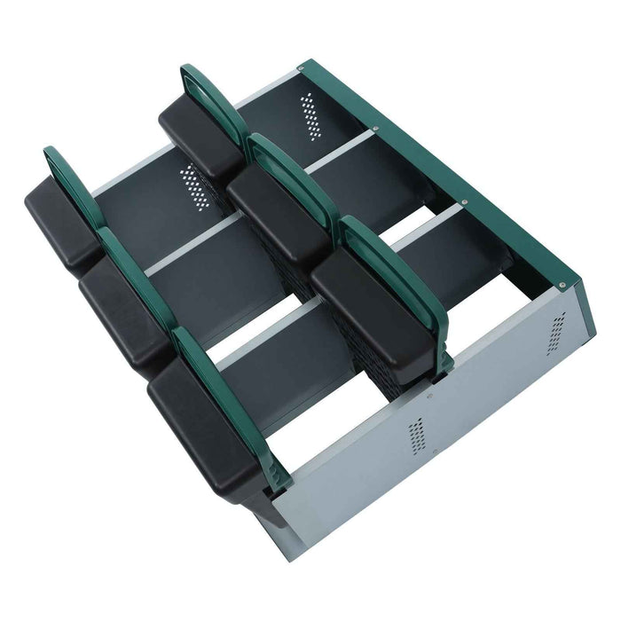 DURAFORCE High Quality Green Nesting Boxes 6 Hole Chicken Egg Laying Nest Box For Chickens