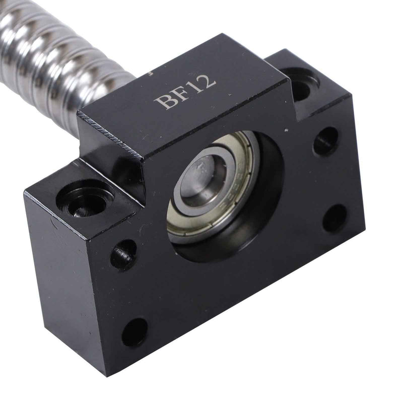 DURAFORCE New 2PCS Linear Guide Rail HGR20-1000mm + SFU1605-1000mm Ballscrew w/ BF12 Kit