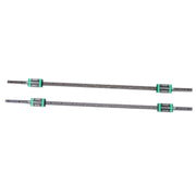 DURAFORCE New 2PCS Linear Guide Rail HGR20-1000mm + SFU1605-1000mm Ballscrew w/ BF12 Kit