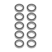 DURAFORCE for CNC 10Pcs 6010-2RS 50 × 80 × 16 mm Pre-Lubricated Deep Groove Ball Bearing