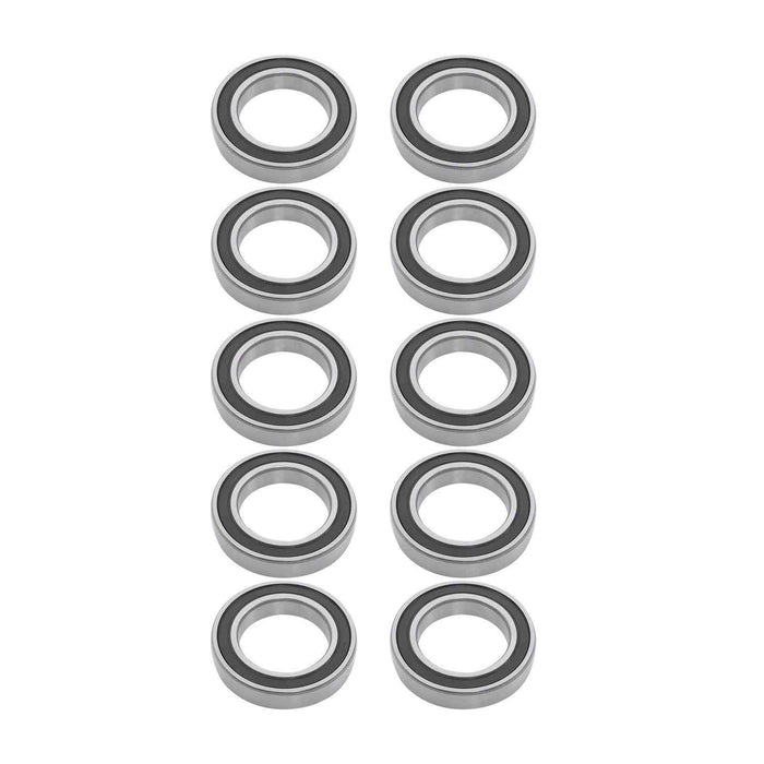 DURAFORCE for CNC 10Pcs 6010-2RS 50 × 80 × 16 mm Pre-Lubricated Deep Groove Ball Bearing