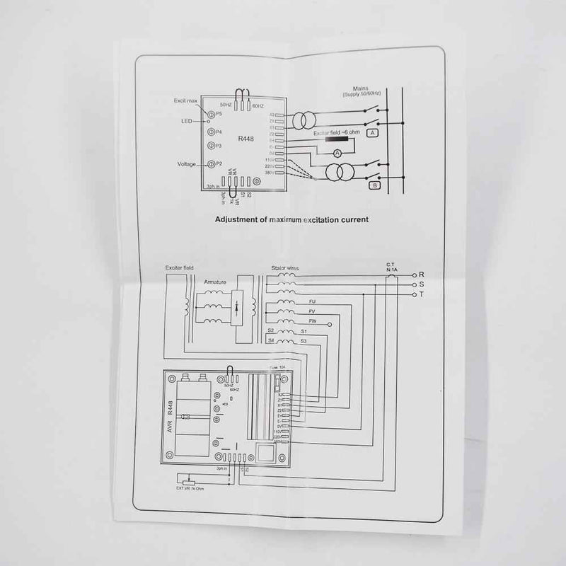 DURAFORCE R448 Automatic Voltage Regulator AVR Module Card For Genset
