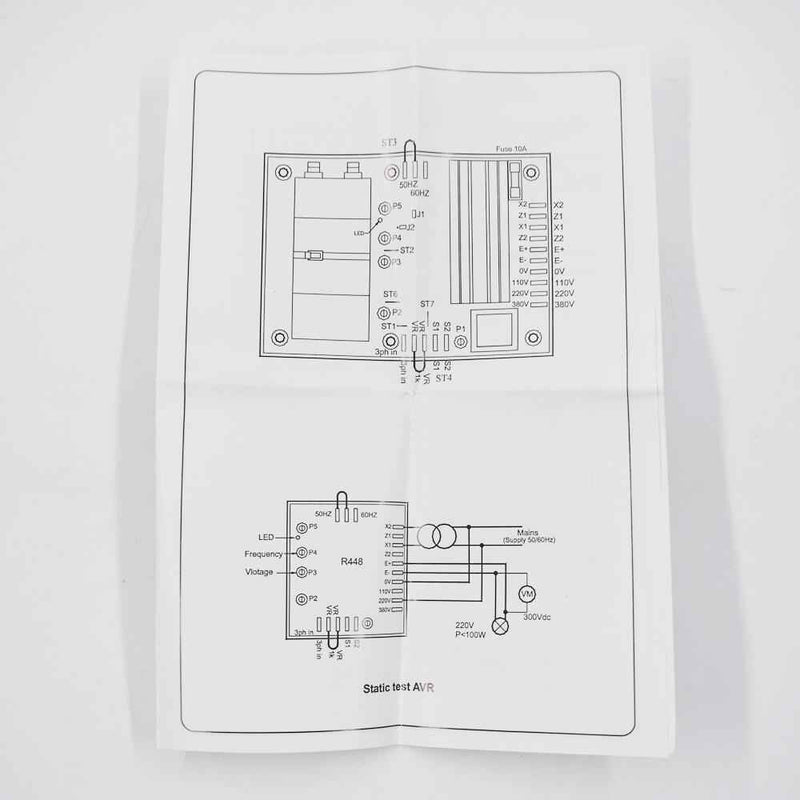 DURAFORCE R448 Automatic Voltage Regulator AVR Module Card For Genset