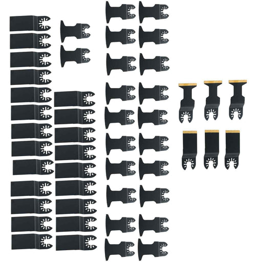 DURAFORCE Titanium Oscillating Quick Release Tool Blades Curved Edge Saw Blade 50Pack
