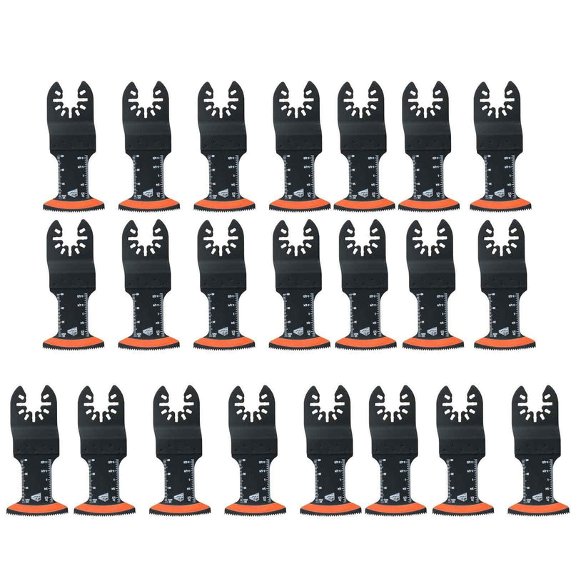 DURAFORCE Titanium Oscillating Quick Release Tool Blades Curved Edge Saw Blade 50Pack