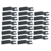 DURAFORCE Titanium Oscillating Quick Release Tool Blades Curved Edge Saw Blade 50Pack