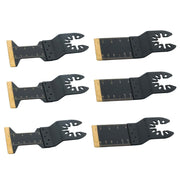 DURAFORCE Titanium Oscillating Quick Release Tool Blades Curved Edge Saw Blade 50Pack