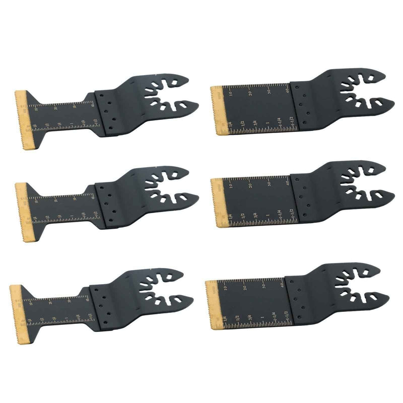 DURAFORCE Titanium Oscillating Quick Release Tool Blades Curved Edge Saw Blade 50Pack