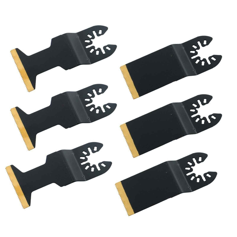 DURAFORCE Titanium Oscillating Quick Release Tool Blades Curved Edge Saw Blade 50Pack