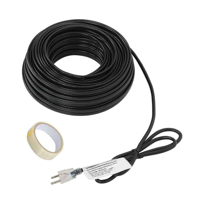 DURAFORCE 140 Feet Heat Tape Heat Cable Roof Heat Cable Snow De-icing Kit 60HZ 120V 8W/FT