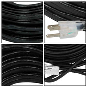 DURAFORCE 140 Feet Heat Tape Heat Cable Roof Heat Cable Snow De-icing Kit 60HZ 120V 8W/FT