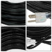 DURAFORCE 140 Feet Heat Tape Heat Cable Roof Heat Cable Snow De-icing Kit 60HZ 120V 8W/FT