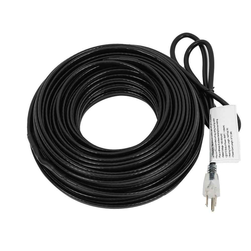 DURAFORCE 140 Feet Heat Tape Heat Cable Roof Heat Cable Snow De-icing Kit 60HZ 120V 8W/FT