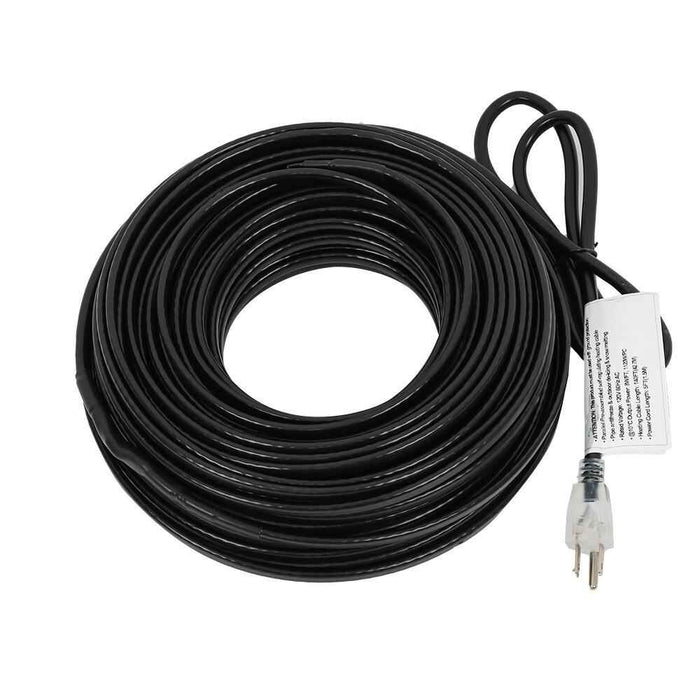 DURAFORCE 140 Feet Heat Tape Heat Cable Roof Heat Cable Snow De-icing Kit 60HZ 120V 8W/FT