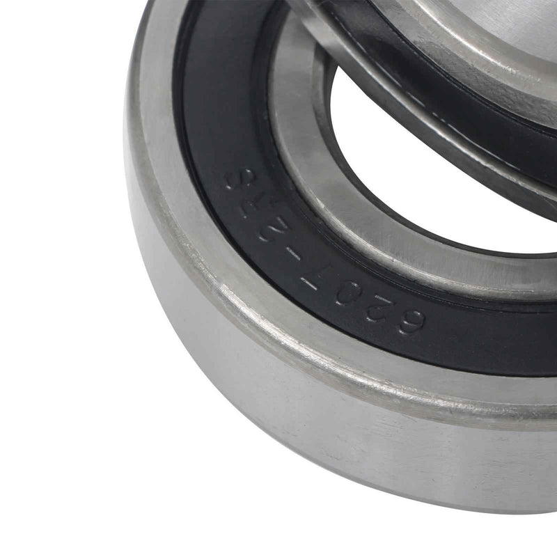 DURAFORCE 6207-2RS 10Pcs Double Rubber Seals 35mm Inner Dia 72mm OD 17mm Ball Bearing