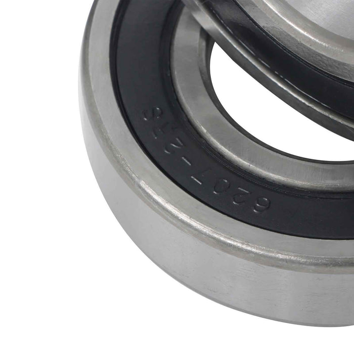 DURAFORCE 6207-2RS 10Pcs Double Rubber Seals 35mm Inner Dia 72mm OD 17mm Ball Bearing