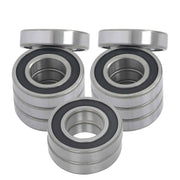 DURAFORCE 6207-2RS 10Pcs Double Rubber Seals 35mm Inner Dia 72mm OD 17mm Ball Bearing