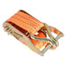DURAFORCE 20 Pack Heavy Duty Orange 4000Lbs 1.5" × 20' Ratchet Tie Down Straps J Hooks
