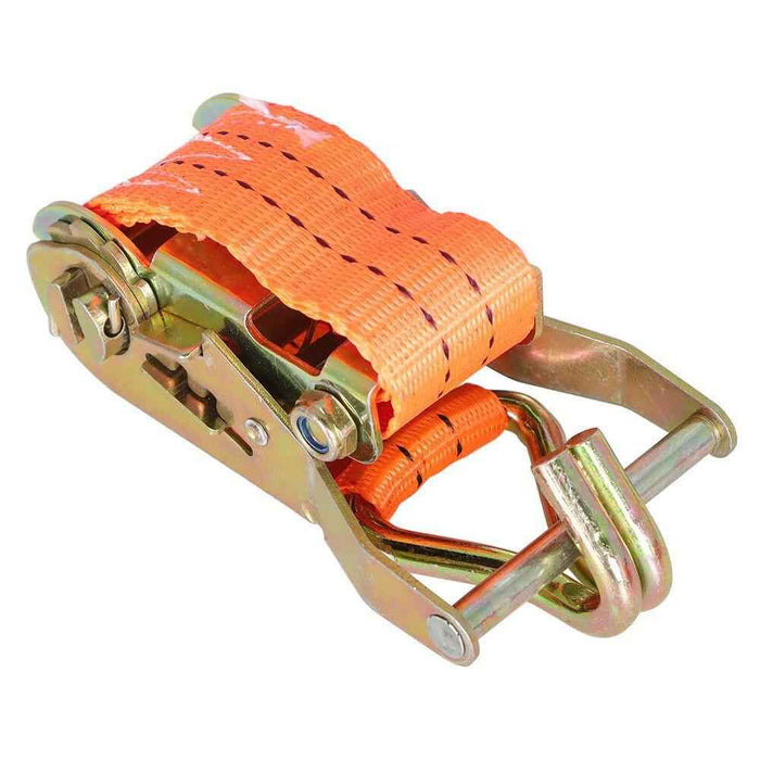 DURAFORCE 20 Pack Heavy Duty Orange 4000Lbs 1.5" × 20' Ratchet Tie Down Straps J Hooks