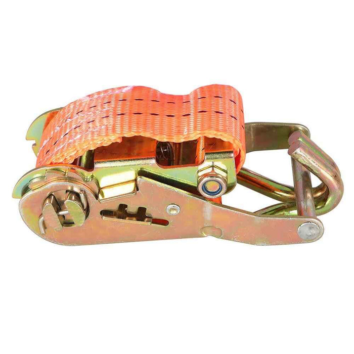 DURAFORCE 20 Pack Heavy Duty Orange 4000Lbs 1.5" × 20' Ratchet Tie Down Straps J Hooks