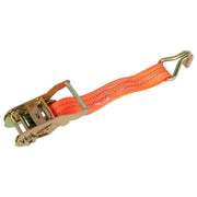 DURAFORCE 20 Pack Heavy Duty Orange 4000Lbs 1.5" × 20' Ratchet Tie Down Straps J Hooks