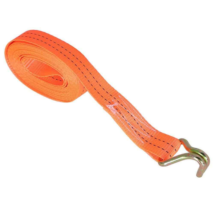 DURAFORCE 20 Pack Heavy Duty Orange 4000Lbs 1.5" × 20' Ratchet Tie Down Straps J Hooks