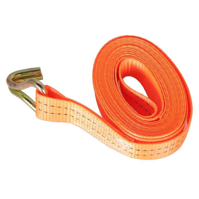 DURAFORCE 20 Pack Heavy Duty Orange 4000Lbs 1.5" × 20' Ratchet Tie Down Straps J Hooks