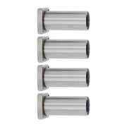 DURAFORCE LMK20UU 4Pcs Linear Ball Bearings 20mm Bore 32mm OD 80mm Len Linear Bearing