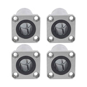DURAFORCE LMK20UU 4Pcs Linear Ball Bearings 20mm Bore 32mm OD 80mm Len Linear Bearing
