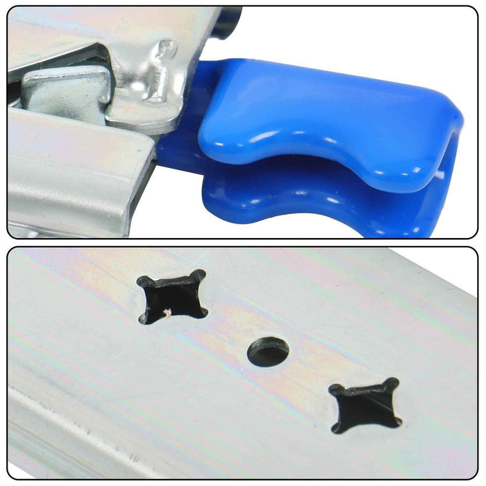 DURAFORCE 1 Pair Locking Drawer Slides 34 Inch Lock & Full Extension 250 lbs Load Capacity