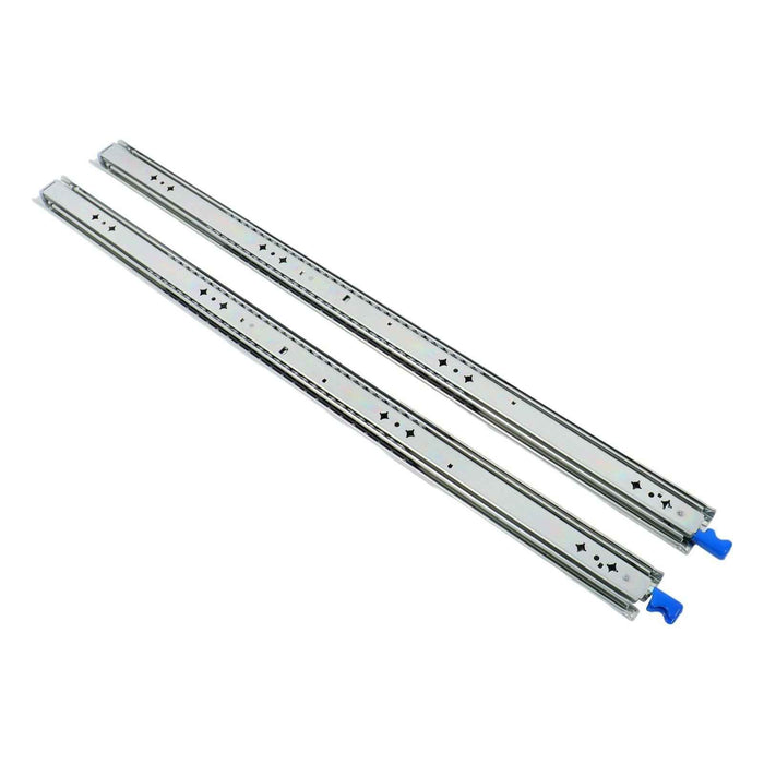 DURAFORCE 1 Pair Locking Drawer Slides 34 Inch Lock & Full Extension 250 lbs Load Capacity