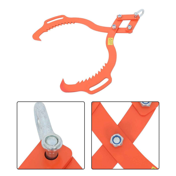 DURAFORCE 30" Claw Hook Heavy Duty 2 Claw Timber Log Lifting Logging Tongs Grabber Tong