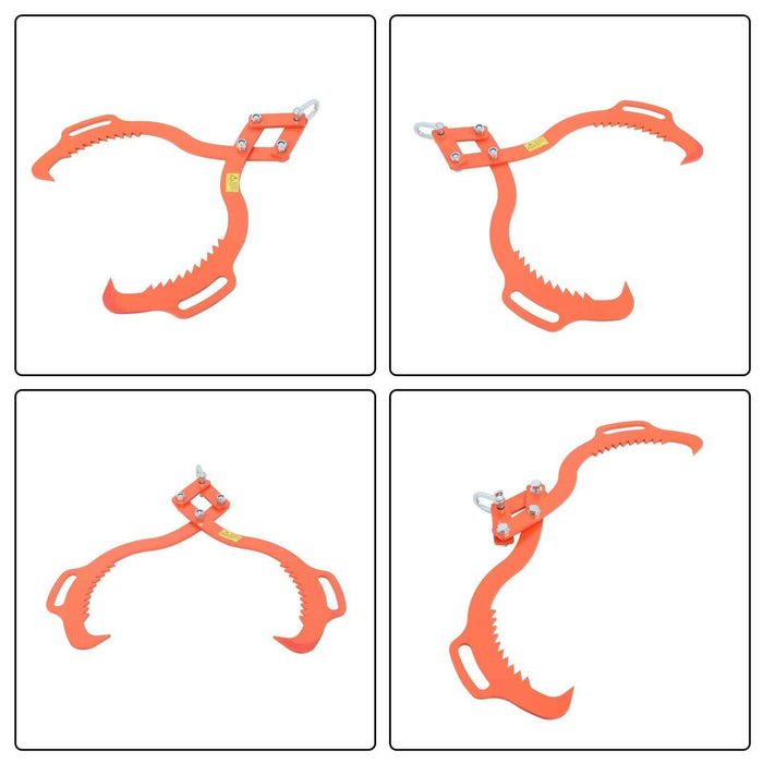 DURAFORCE 30" Claw Hook Heavy Duty 2 Claw Timber Log Lifting Logging Tongs Grabber Tong