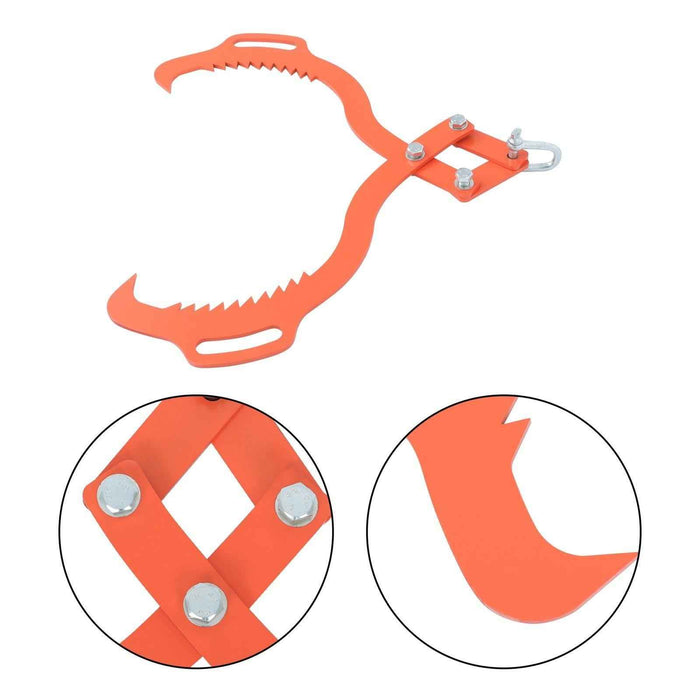 DURAFORCE 30" Claw Hook Heavy Duty 2 Claw Timber Log Lifting Logging Tongs Grabber Tong