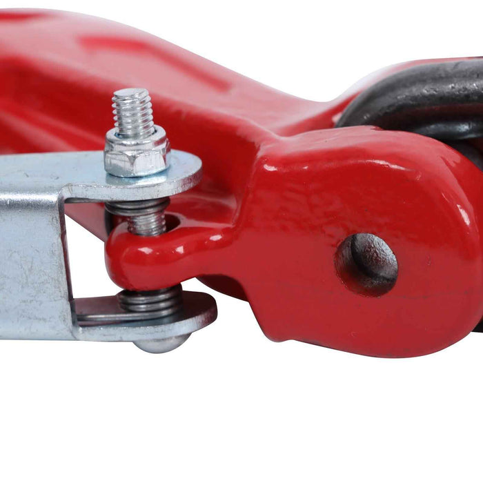 DURAFORCE 3/8" 5ft Chain Sling Double Legs with Grab Hooks 4T/8800lbs Capacity G80