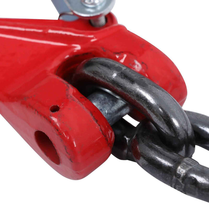 DURAFORCE 3/8" 5ft Chain Sling Double Legs with Grab Hooks 4T/8800lbs Capacity G80