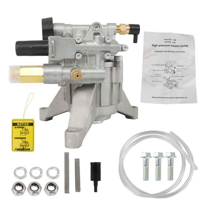 DURAFORCE High Quality Power Pressure Washer Pump 2700 PSI 2.4 GPM 7/8" Shaft Universal