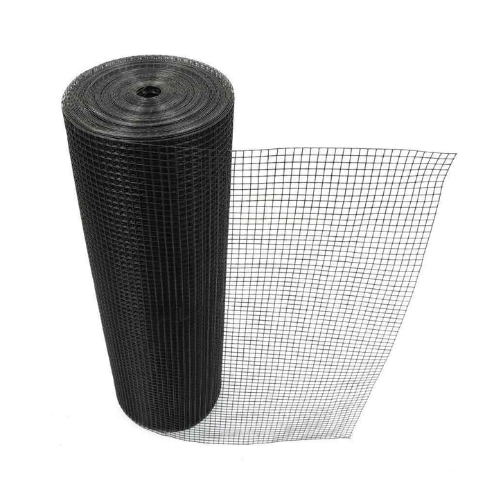 DURAFORCE 36'' × 100' Chicken Rabbit Mesh 1/2" Hardware Cloth Mesh PVC Vinyl Coated