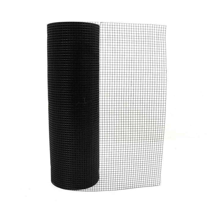 DURAFORCE 36'' × 100' Chicken Rabbit Mesh 1/2" Hardware Cloth Mesh PVC Vinyl Coated