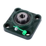 DURAFORCE New 6Pcs 1/2" Bore 4 Bolt Solid Base UCF201-8 Pillow Block Flange Bearing